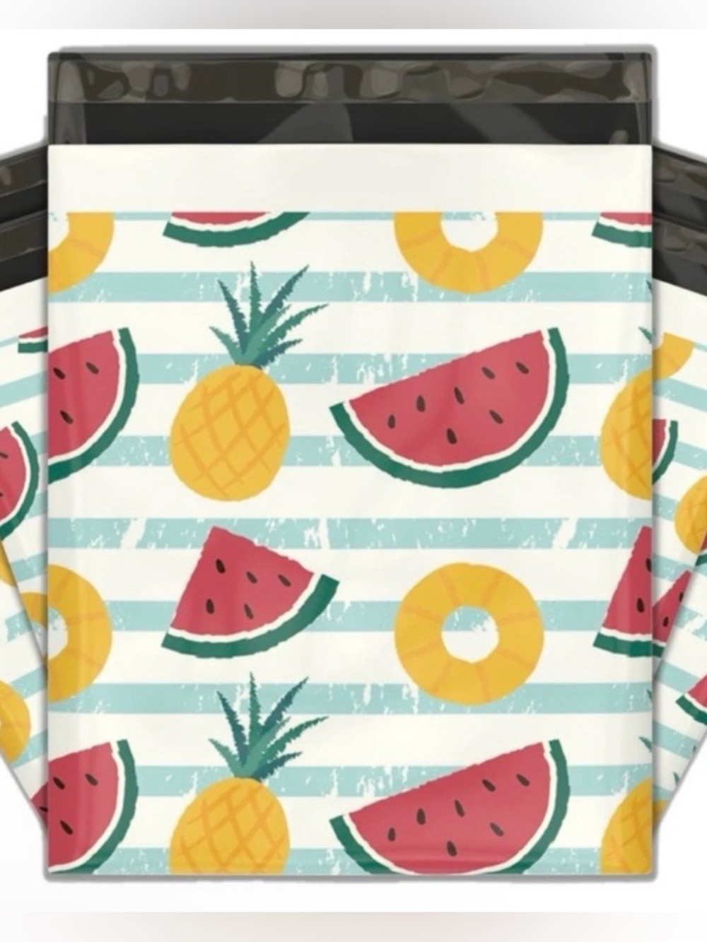Polymailers - (20) 10x13 Watermelon, Pineapple Print